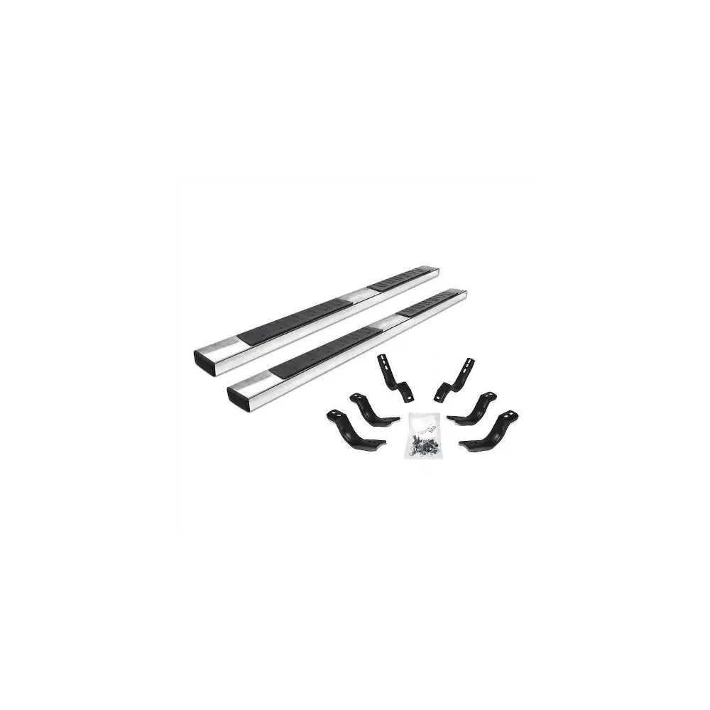 6" OE Xtreme II Side Steps w/ Mounting Bracket Kit - Stainless Steel - GOR6862449987PS